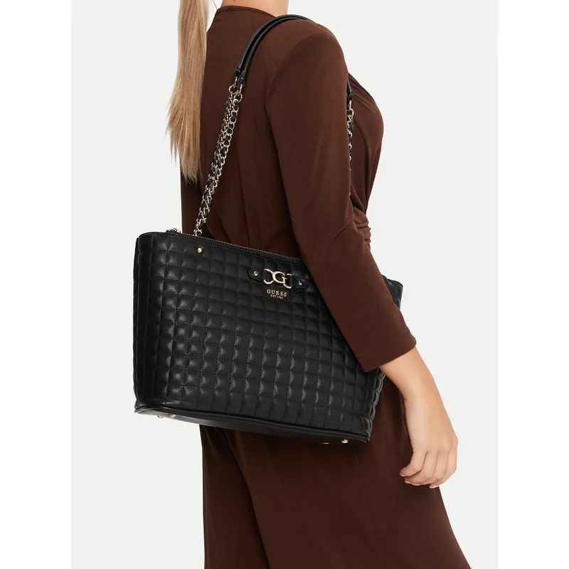 Τσάντα Guess Nadira HWQG84 24220 Μαύρο