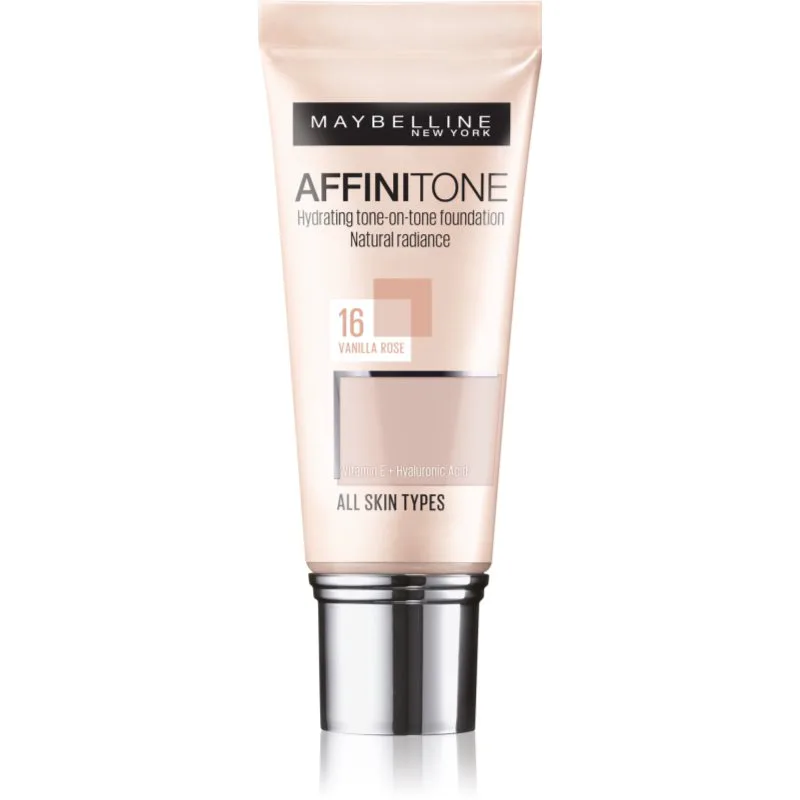 MAYBELLINE NEW YORK Affinitone ενυδατικό μεικ απ απόχρωση 16 Vanilla Rose 30 ml