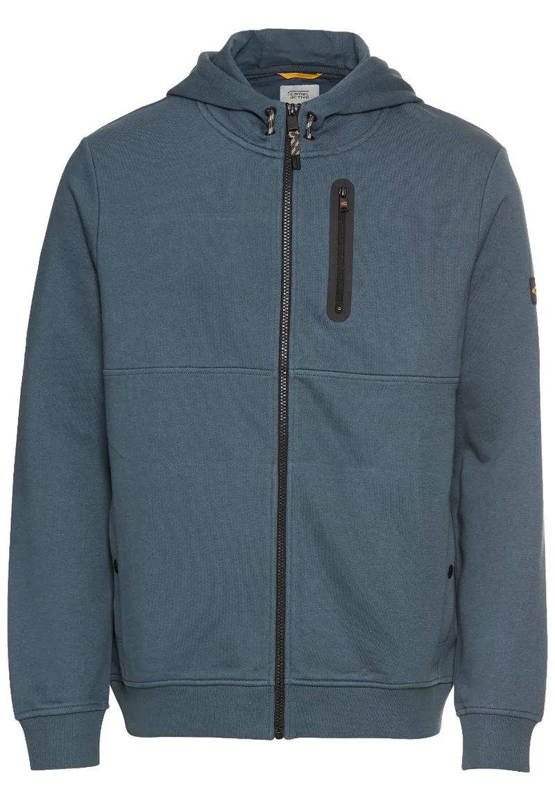 ΑΝΔΡΙΚΟ ΦΟΥΤΕΡ ΖΑΚΕΤΑ CAMEL ACTIVE FULL ZIP HOODIE ΚΑΝΟΝΙΚΗ ΓΡΑΜΜΗ ΜΠΛΕ