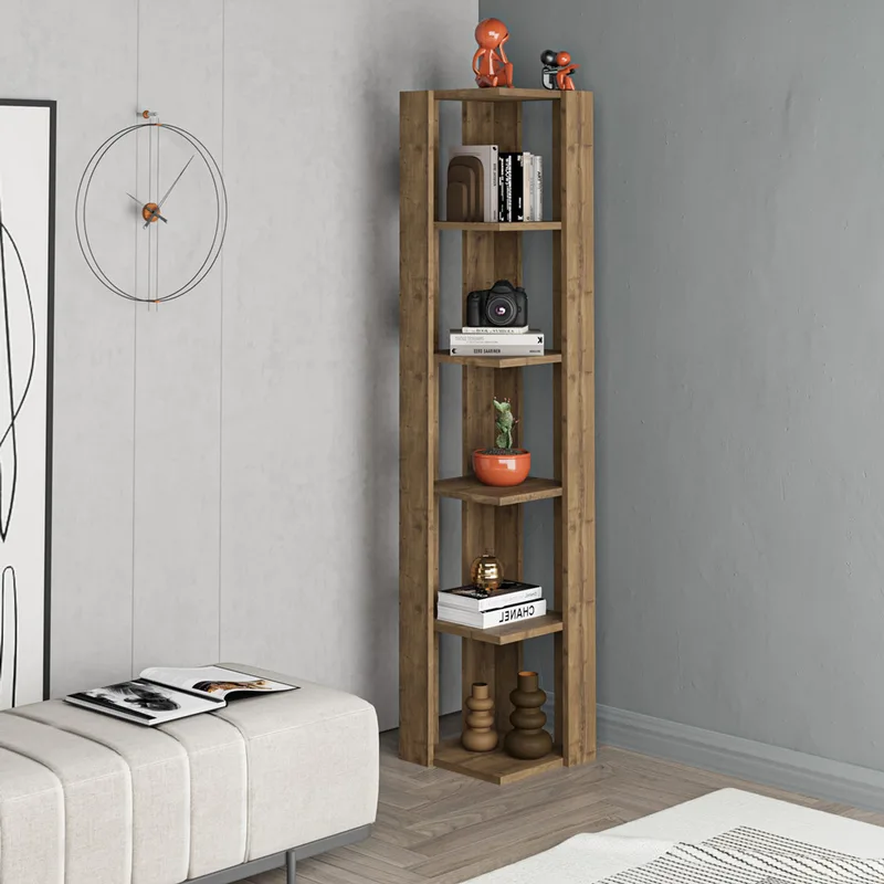 Βιβλιοθήκη Nati Corner - Hitit 855Dte5312 (31,8x160,8x31,8 cm)