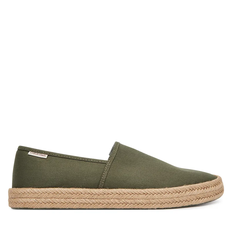 Εσπαντρίγιες Calvin Klein Ess Espadrille Cv HM0HM02076 Πράσινο