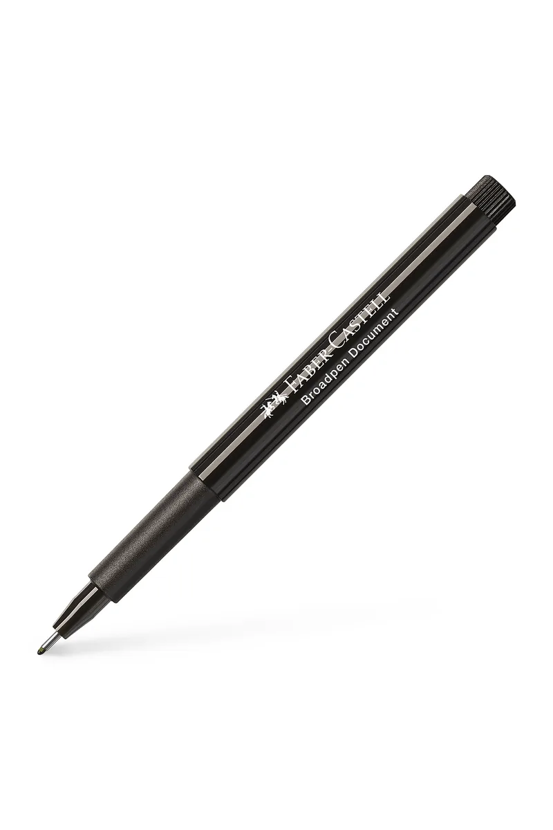 Faber-Castell Μαρκαδοράκι γραφής Broadpen, Μαύρο - 077155499/