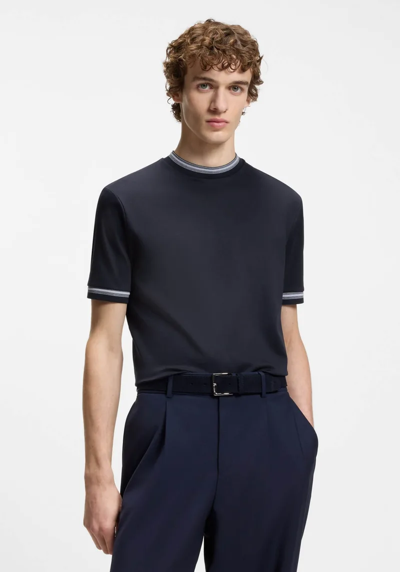 BOSS T Shirt Tessler - 50554536 404 Dark Blue