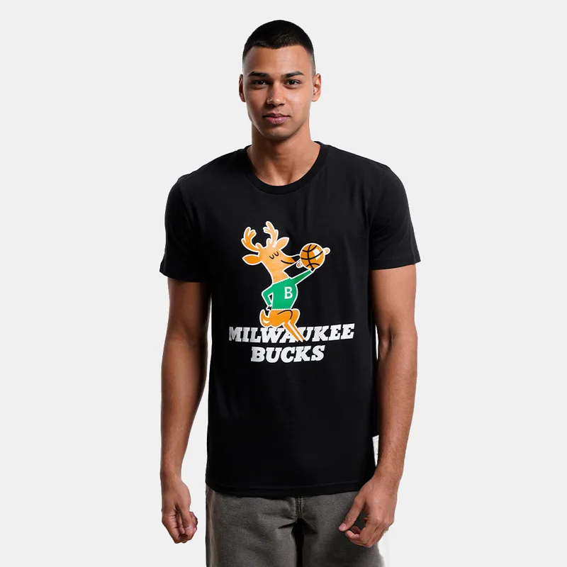 Mitchell & Ness NBA Mileaukee Bucks Team Logo Ανδρικό T-Shirt (9000146224_1469)