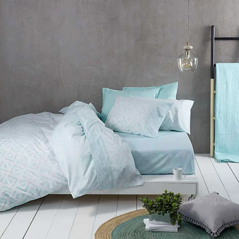 Κουβερλί Υπέρδιπλο Nima Bed Linen Segio Aqua