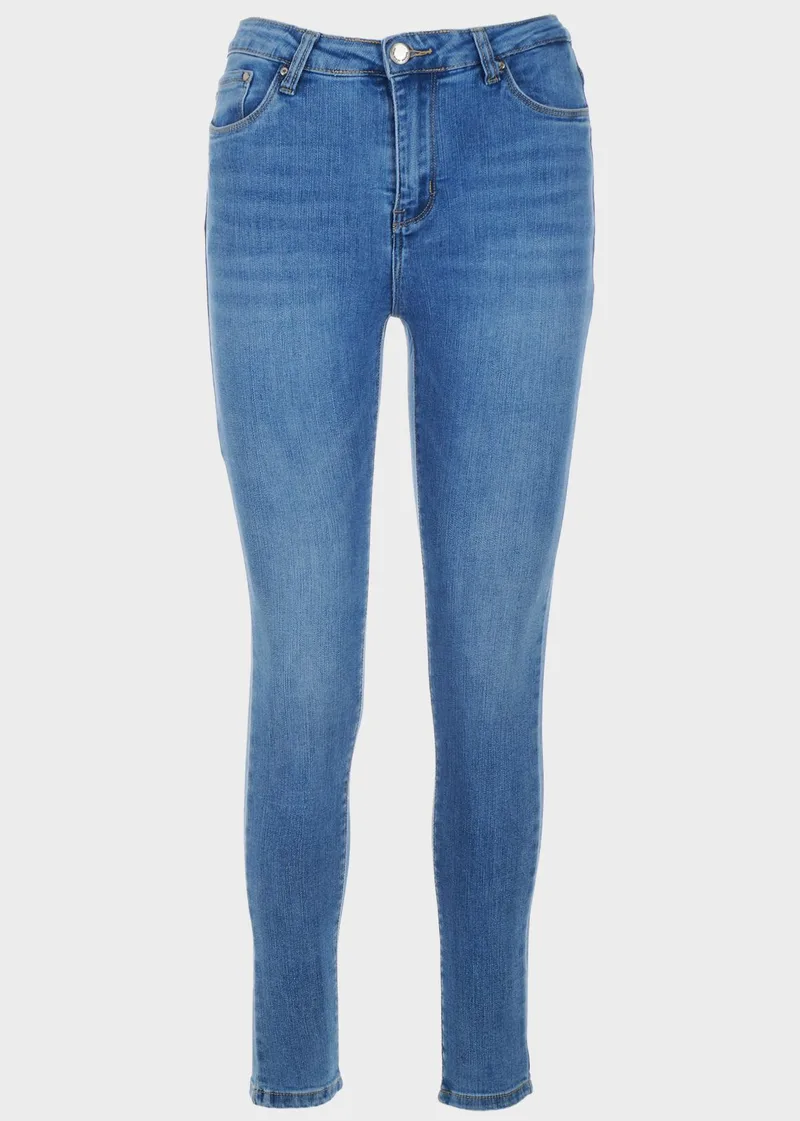 Γυναικείο Jean skinny hight waist push up. JEAN