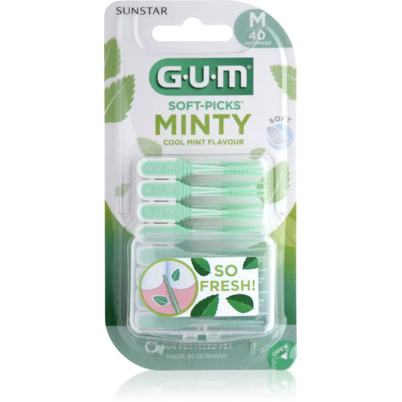 G.U.M Soft-Picks Comfort Mint μεσοδόντιες οδοντογλυφίδες 40 τμχ