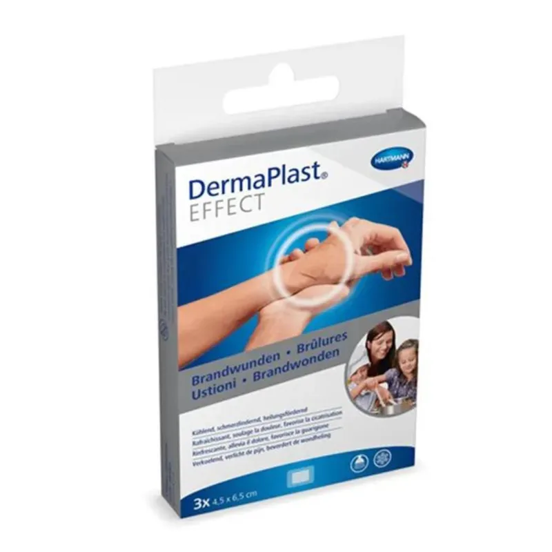 Hartmann Dermaplast Effect Burn Bandages 4.5x6.5mm x8