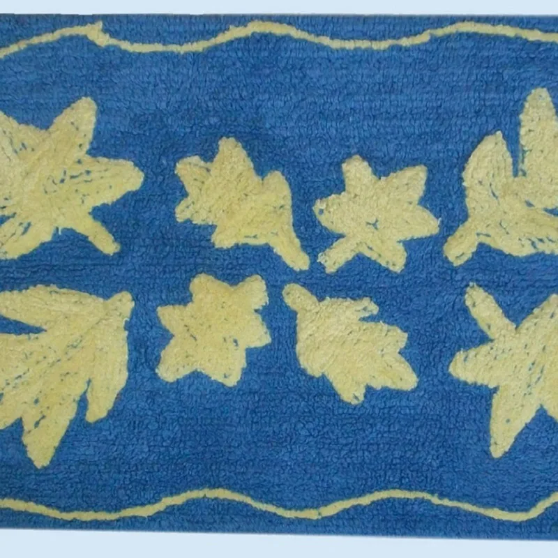 Πατάκι Μπάνιου 50X85 Dimcol Φύλλο Blue (50x85)