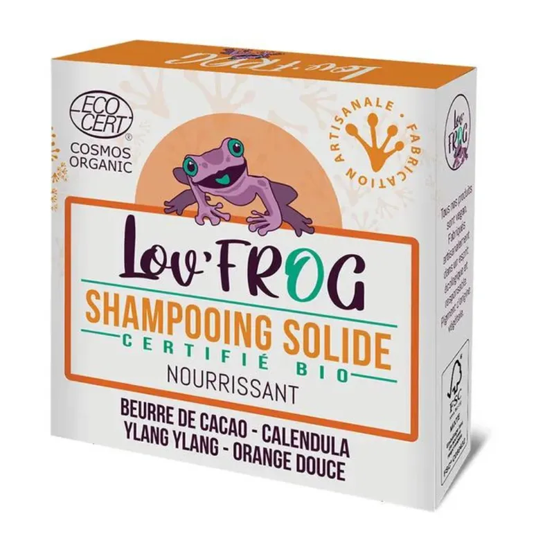 Lov'Frog Certified Organic Nourishing Solid Shampoo 50g