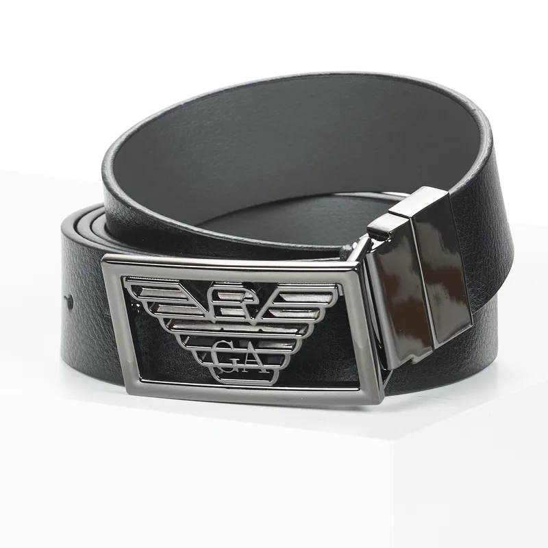 Ζώνη Emporio Armani PLATE BELT REVERSIBLE