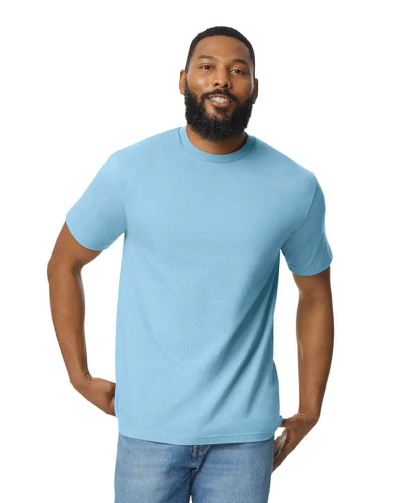 T-Shirt Softstyle Midweight 65000 Gildan Light Blue