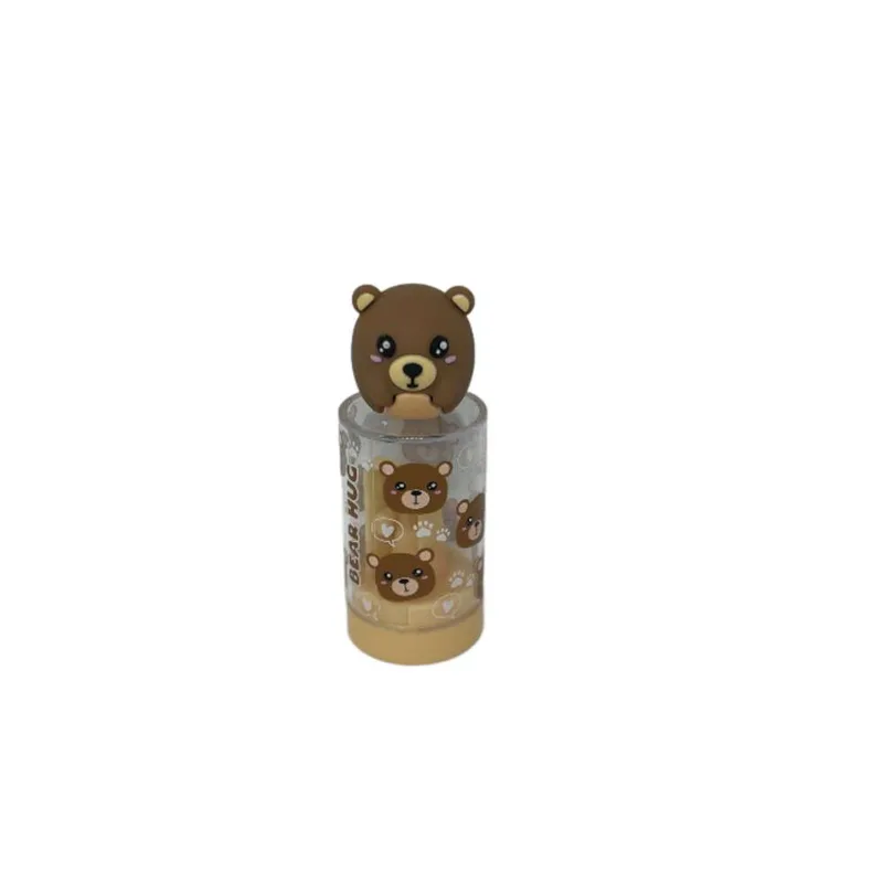 Ξύστρα I-Total XL2692_B Βαρελάκι Διάφανο Bear Καφέ