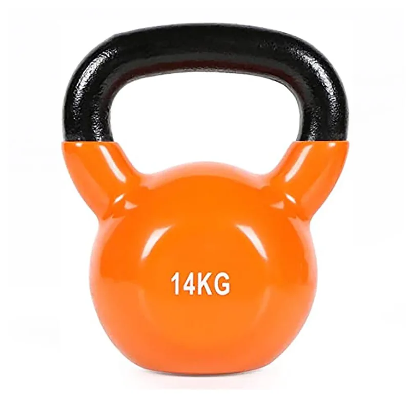 Athlos Kettlebell Βινυλίου 14kg Πορτοκαλί