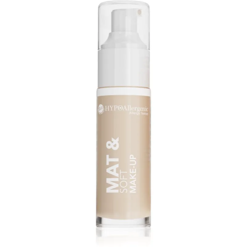 Bell Hypoallergenic Mat&Soft ελαφρύ ματ μεικ απ απόχρωση 02 Natural 30 ml