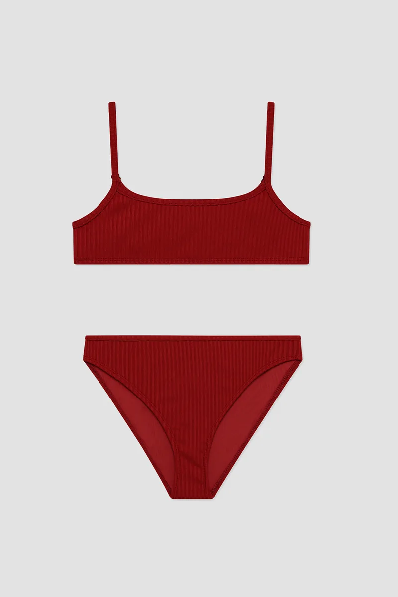 Minerva παιδικό σετ μαγιό bikini rib για κορίτσια "Bedouin" (4-12ετών)-37742-289