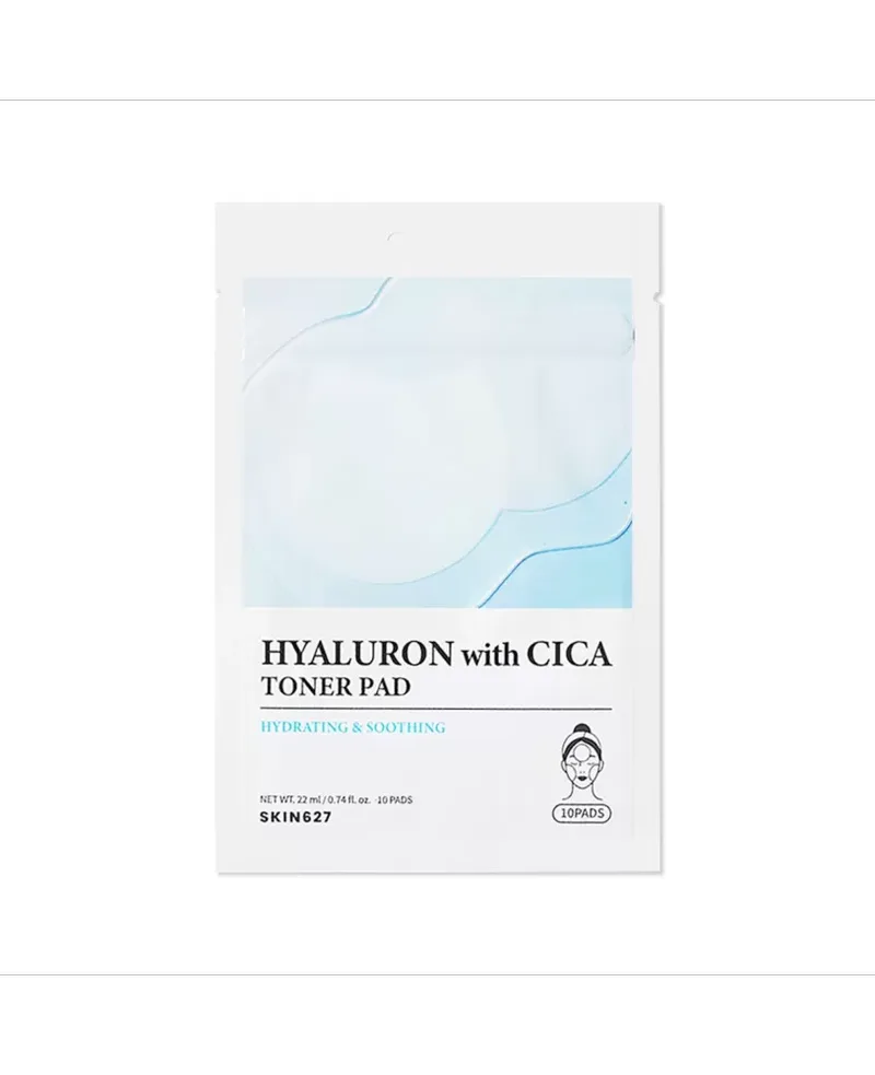 Hyaluron with Cica Toner Pad, 10 pcs