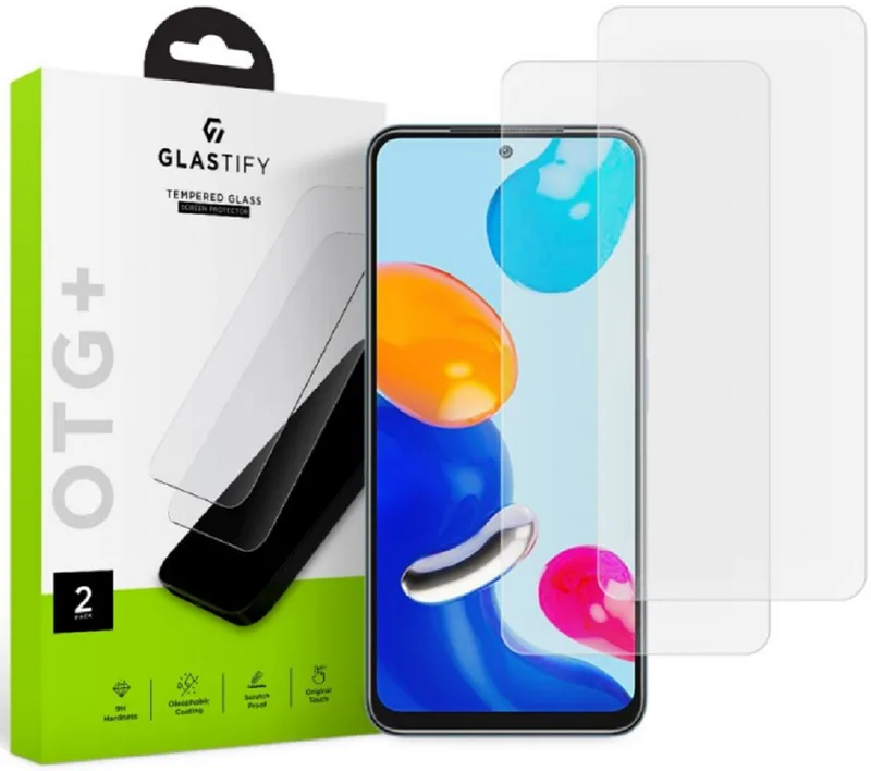 GlasTIFY OTG+ Tempered Glass - Αντιχαρακτικό Γυαλί Οθόνης Xiaomi Redmi Note 11 4G / Redmi Note 11S 4G - 2 Τεμάχια (9589046920448)