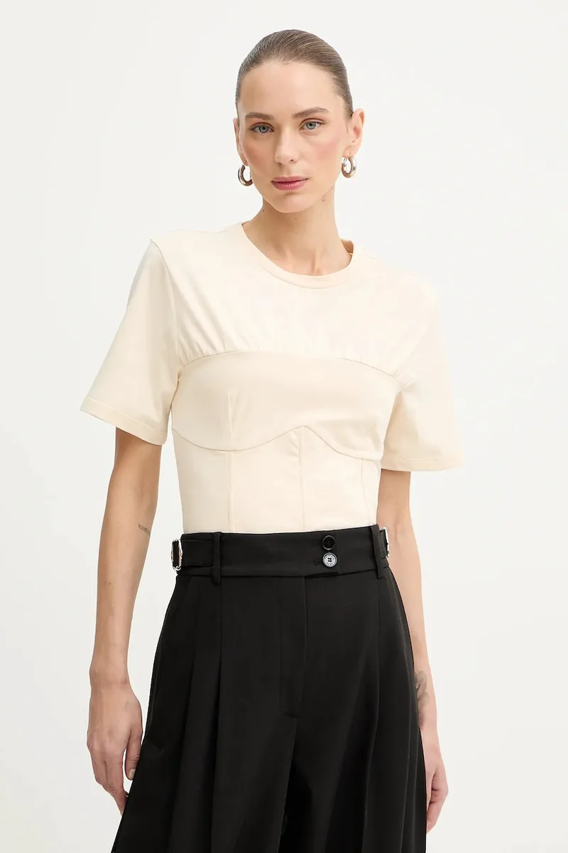 Patrizia Pepe Βαμβακερό μπλουζάκι Patrizia Pepe