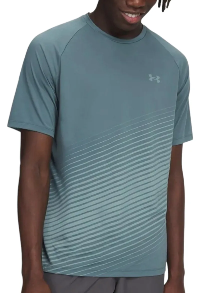 Μπλούζα Κοντομάνικη Under Armour Tech Fade SS 6005916-587 Ανδρικό