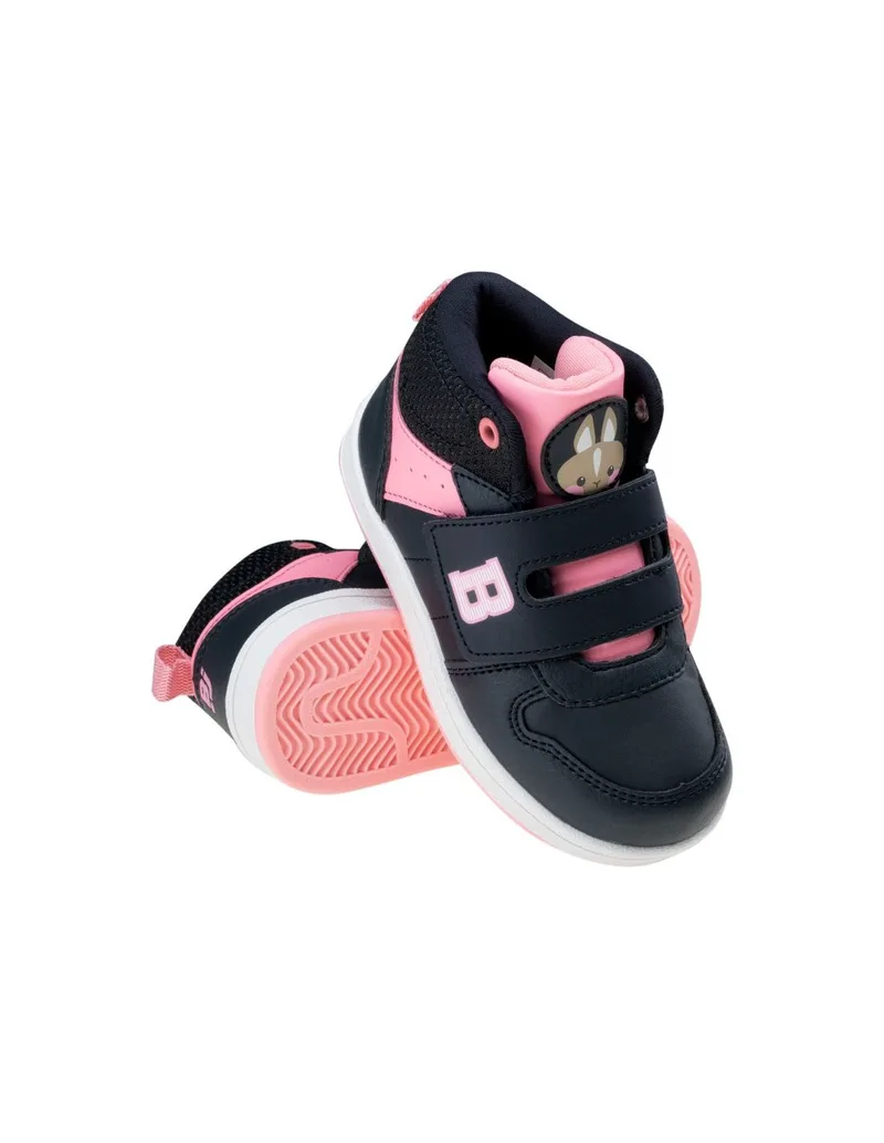 Bejo Παιδικά Sneakers High Bardo Jr. με Σκρατς για Κορίτσι Navy Μπλε 92800377157