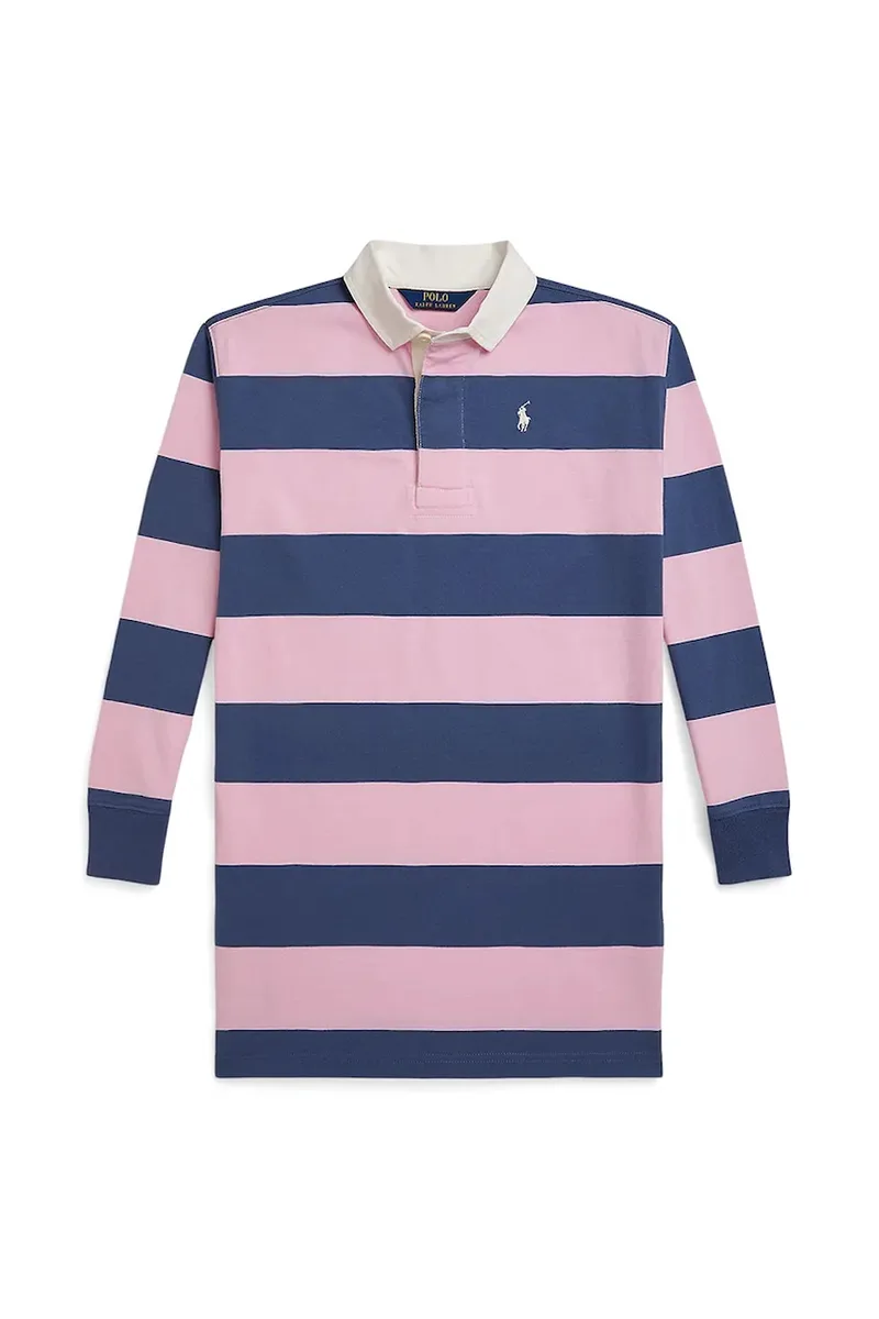 Παιδικό βαμβακερό φόρεμα Polo Ralph Lauren