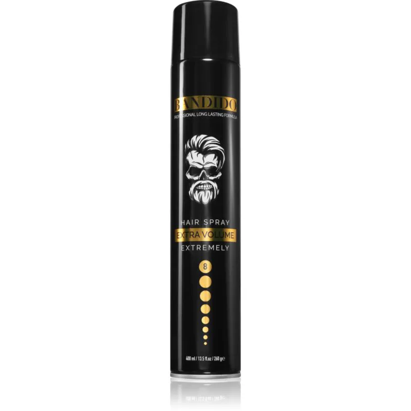 BANDIDO Hair Spray λακ μαλλιών απόχρωση Black 400 ml