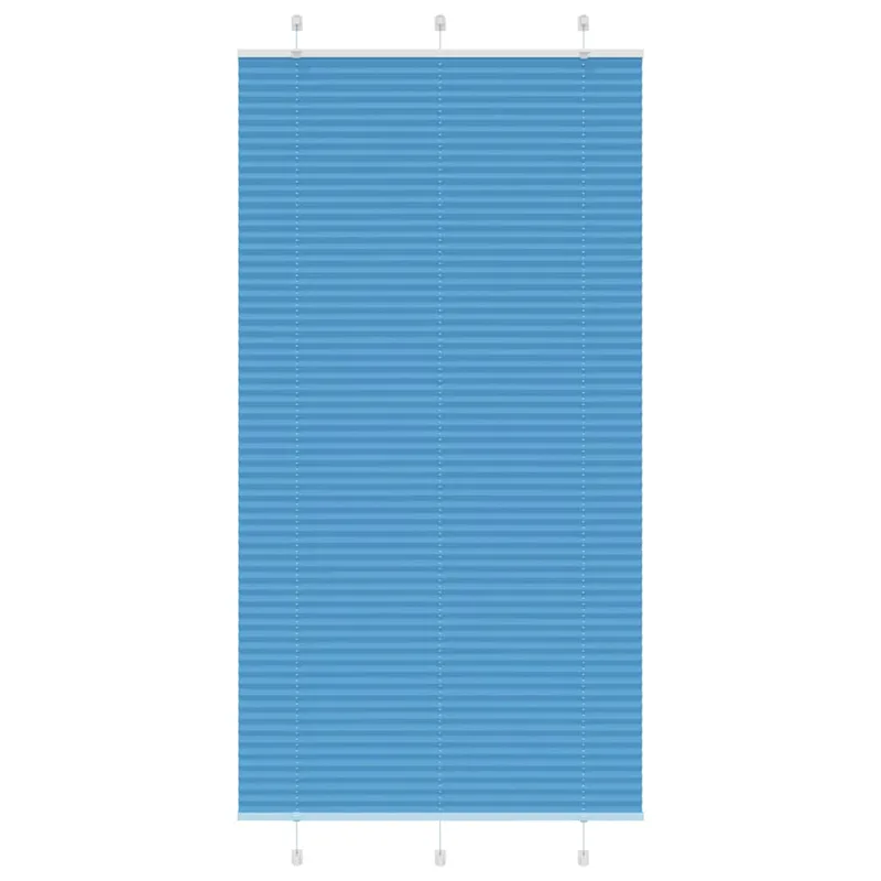 vidaXL Πλισέ Στόρι Μπλε 110x200 εκ. Πλάτος Υφάσματος 109,4 εκ. Πολυεστέρας