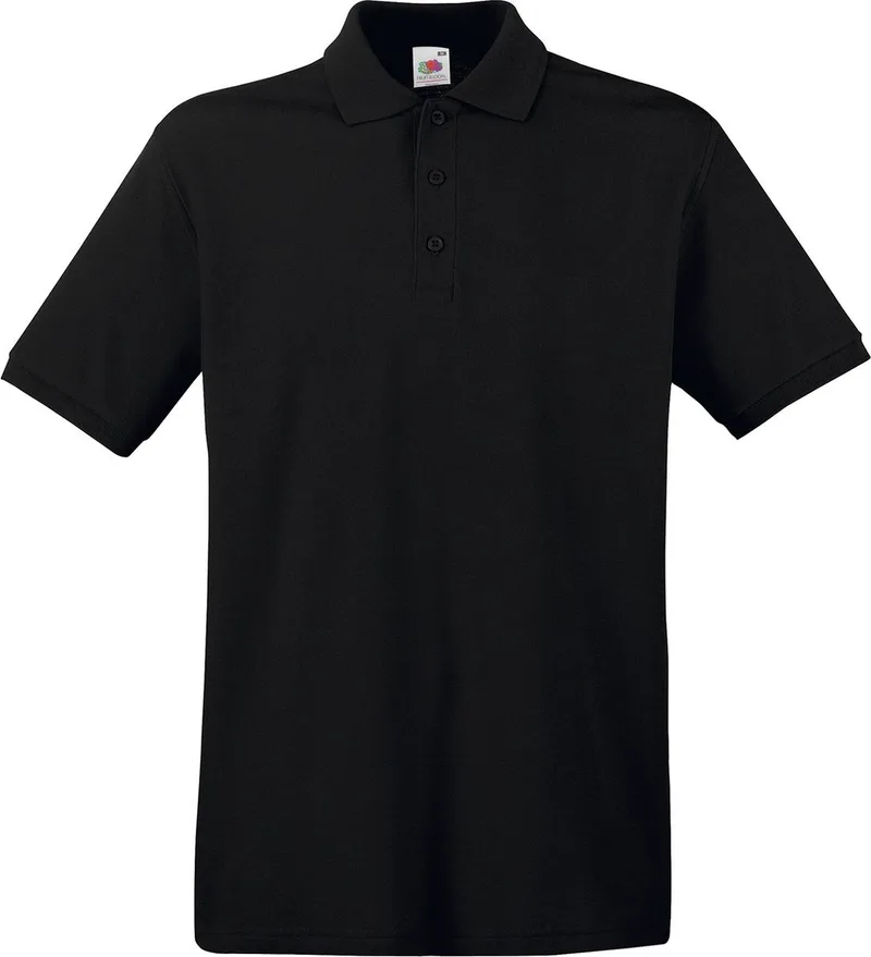 Ανδρική μπλούζα Polo Fruit of the Loom 63-218-0 Black