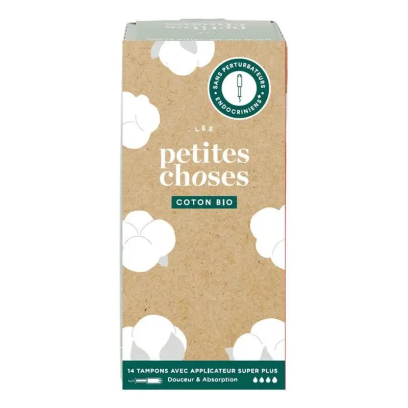 Les Petites Choses Organic tampons with applicator - Flusso Super Plus x14