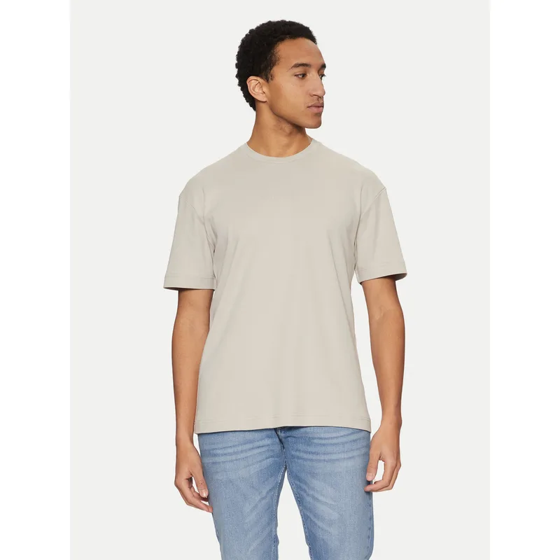 Calvin Klein T-Shirt K10K114167 Μπεζ Slim Fit