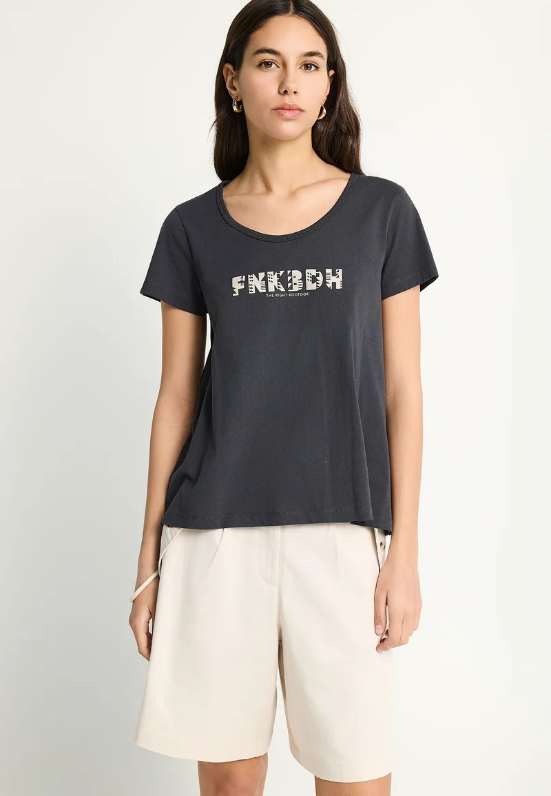 T-shirt από οργανικό βαμβάκι και τύπωμα