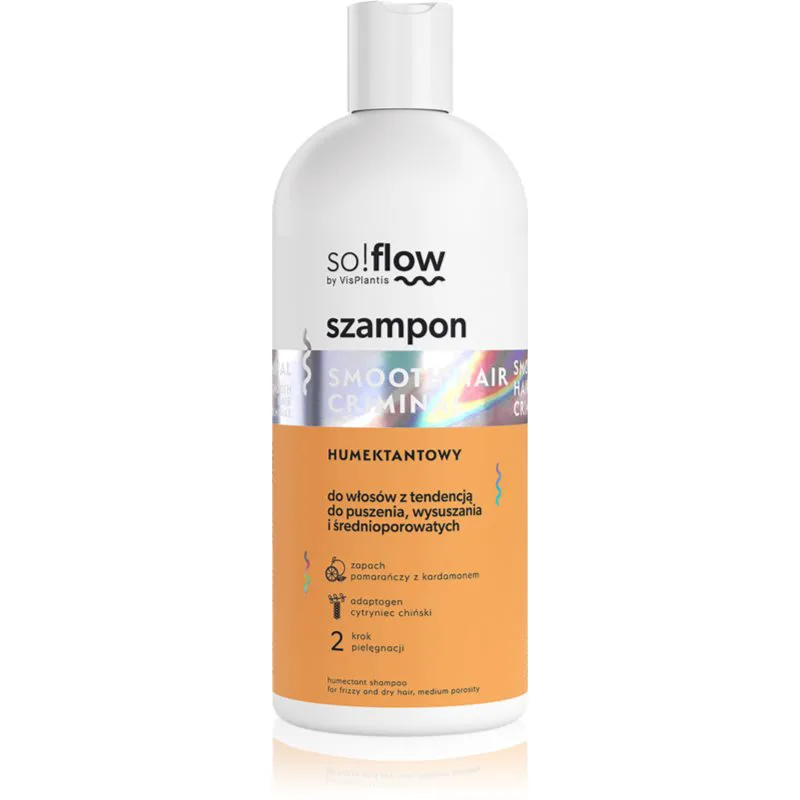 so!flow Frizzy and Dry Hair Humectant Shampoo λειαντικό σαμπουάν για την αντιμετώπιση του κρεπαρίσματος μαλλιών 300 ml