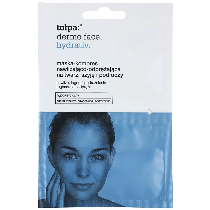 Tołpa Dermo Face Hydrativ εντατικά ενυδατική μάσκα Για πρόσωπο και τη περιοχή των ματιών 2x6 ml