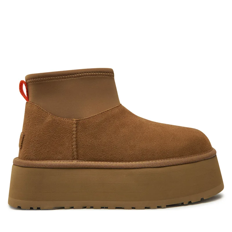 Μπότες Χιονιού Ugg W Classic Mini Dipper 1168170 Καφέ