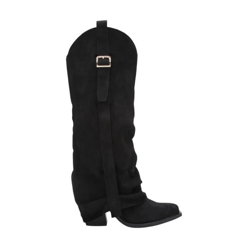 Μπότες με τακούνι La Modeuse 76320_P180030
