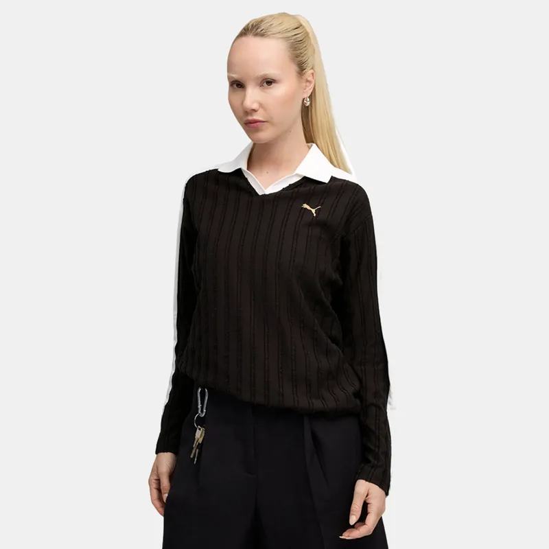 Puma T7 Relaxed Γυναικείο Polo με Μακρύ Μανίκι (9000246143_22489)