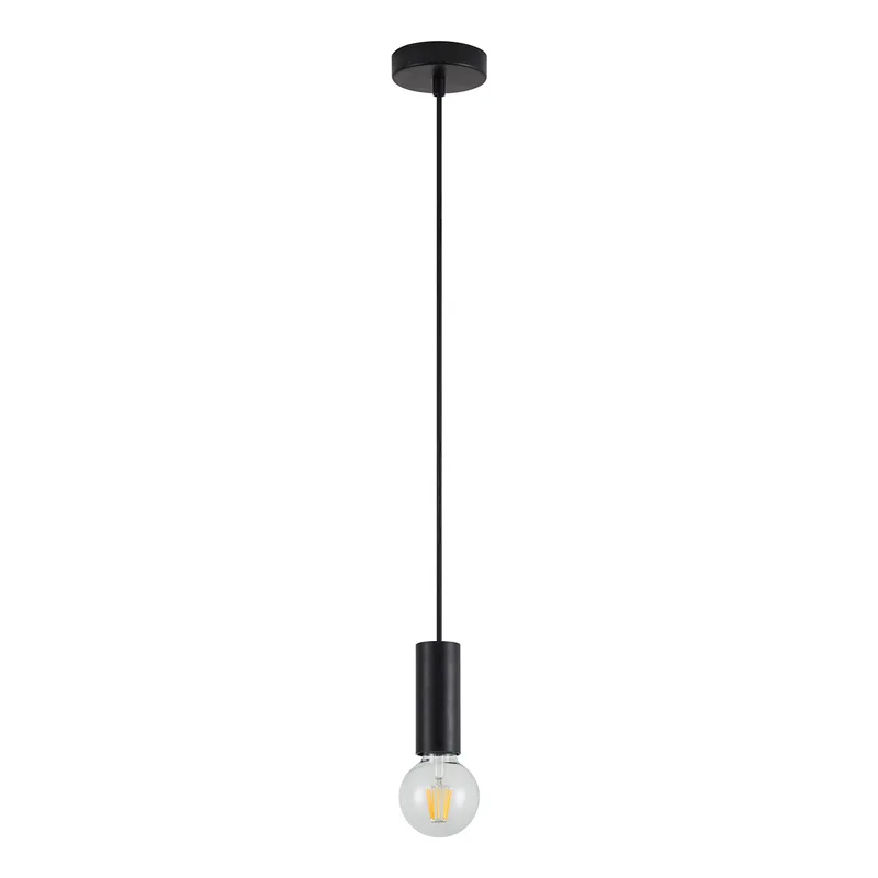 Φωτιστικό Οροφής Μονόφωτο Homelighting Adept Tube 77-8266 Black