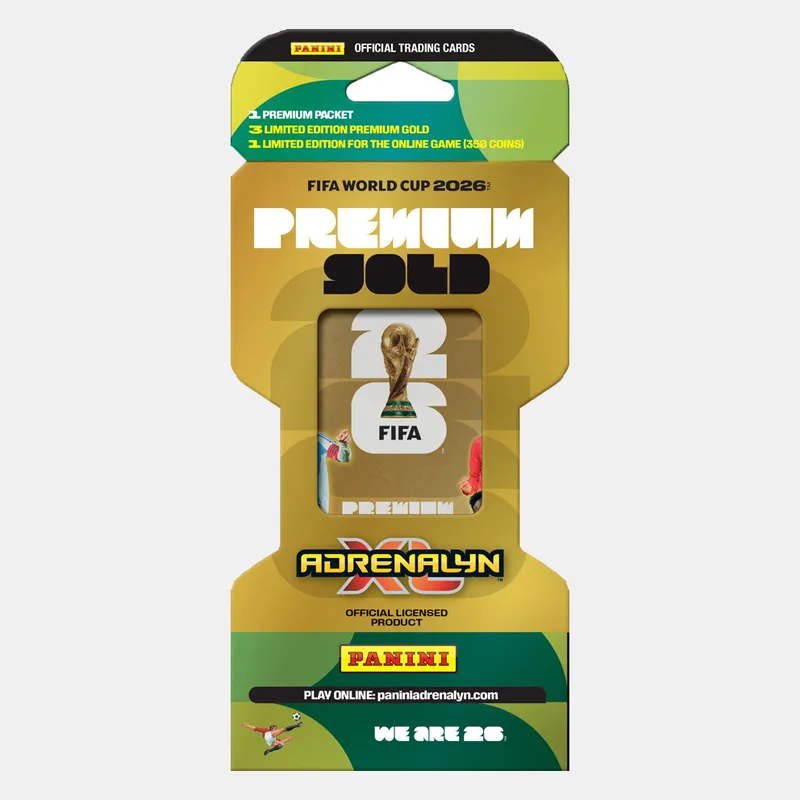 Panini World Cup 2026 Adren. Premium Χρυσό Blister Unisex Συλλεκτικές Κάρτες (9000276704_1523)