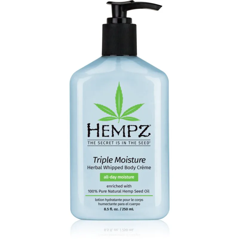 HEMPZ Triple Moisture ενυδατικό γαλάκτωμα σώματος 250 ml