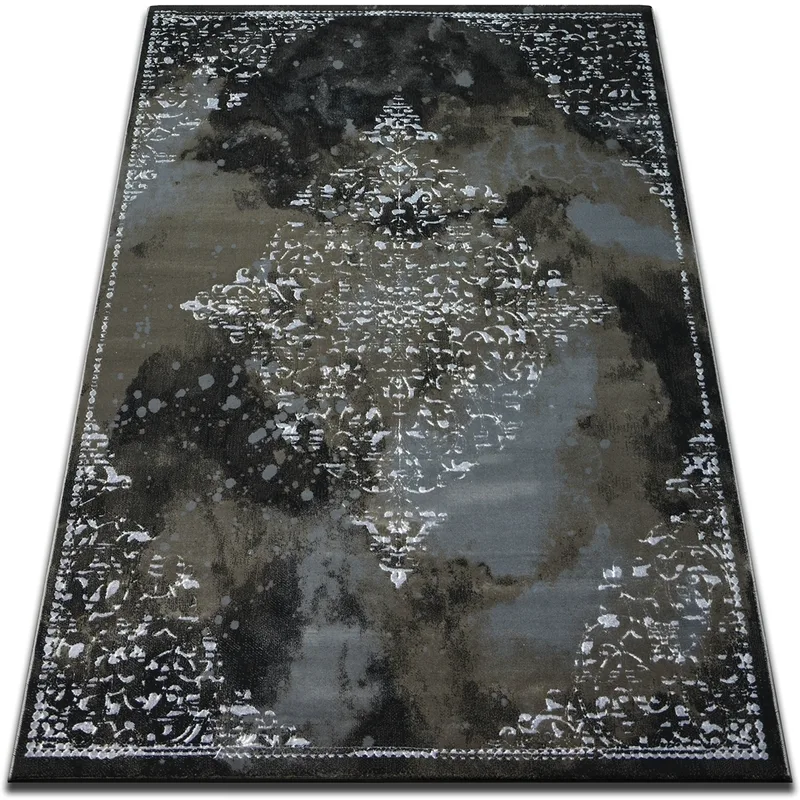 Χαλιά Rugsx Χαλί VOGUE 478 Μαύρο / Καφέ 240x330 cm