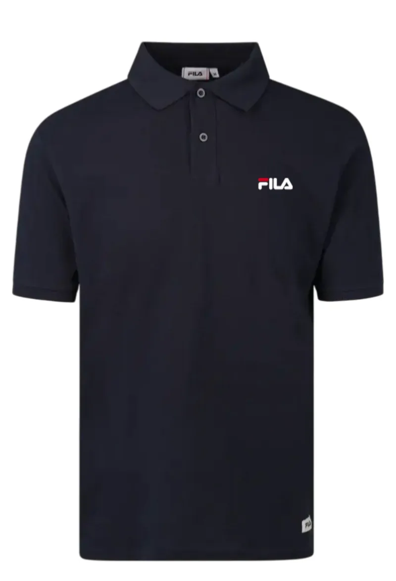 Μπλούζα Polo Fila Pique APCDMS25004-BLACKIRIS Ανδρικό
