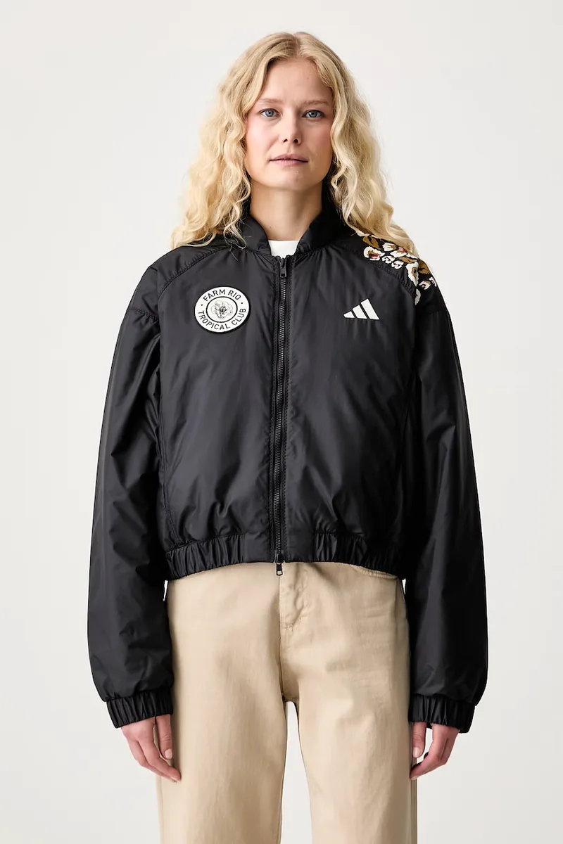 adidas μεταβατικό μπουφάν γυναικείο x Farm Rio