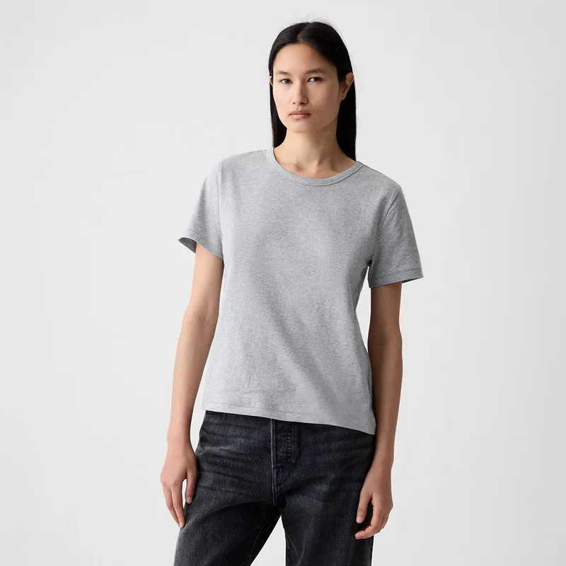 T-shirt GAP Basic Tee Heather Grey XL