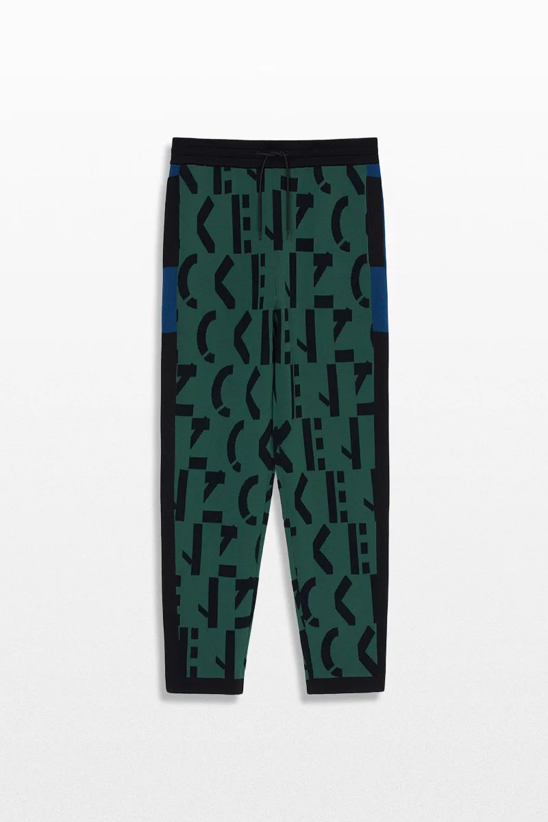 KENZO Ανδρικό Πράσινο Sport Μonogrammed Jogging Pants