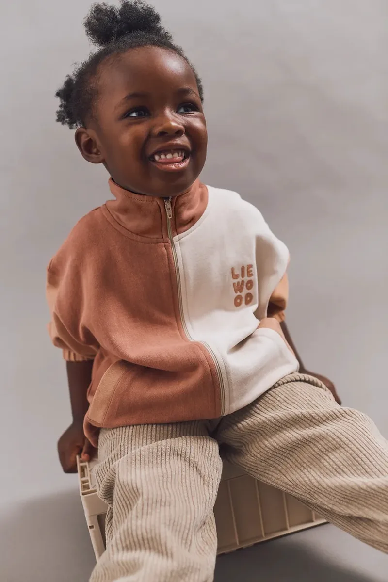 Παιδική βαμβακερή μπλούζα Liewood Cassius Zip-up Sweatshirt