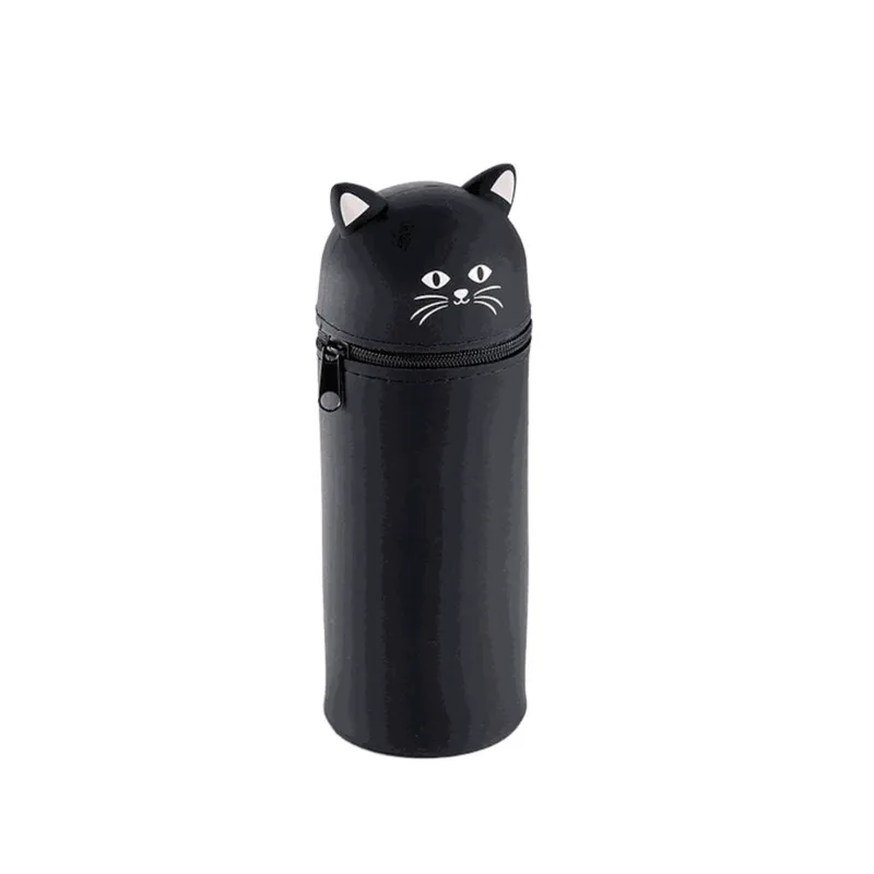 Κασετίνα Μολυβοθήκη Miquelrius Back2Fun Silicone Black Cat MR19035