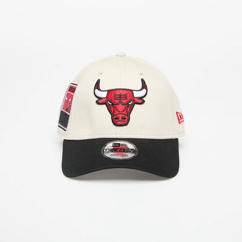 Cap New Era Chicago Bulls 9FORTY Contrast Patch Adjustable Cap Stone/ Black Universal