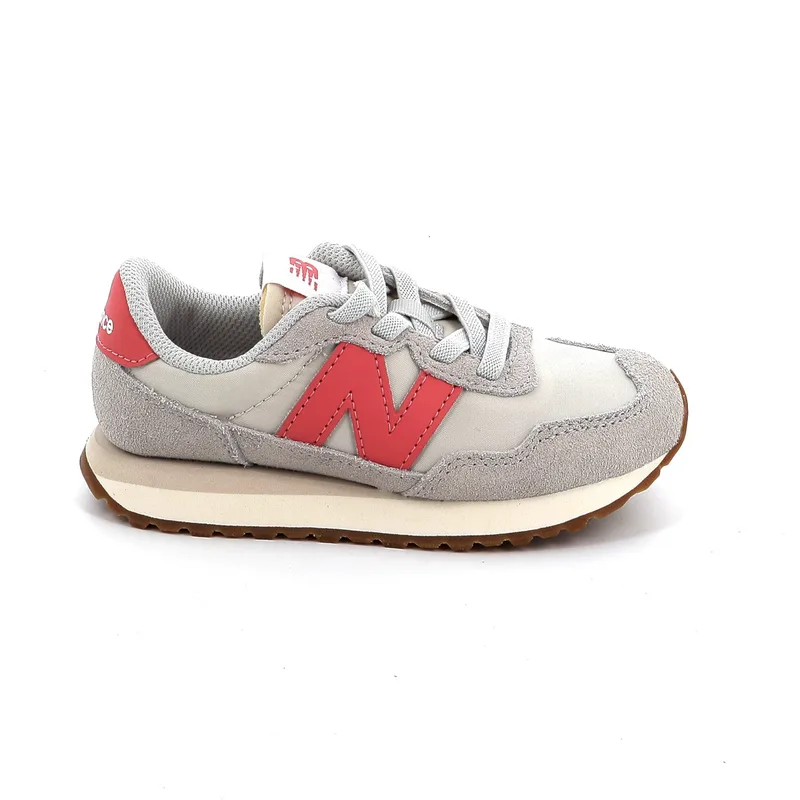 Παιδικό Αθλητικό Παπούτσι για Κορίτσι New Balance Χρώματος Γκρι PH237PK