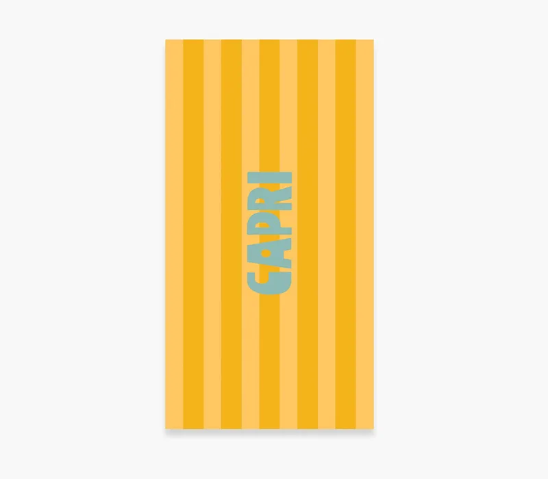 Πετσέτα Θαλάσσης Nef-Nef Capri Yellow 80x160
